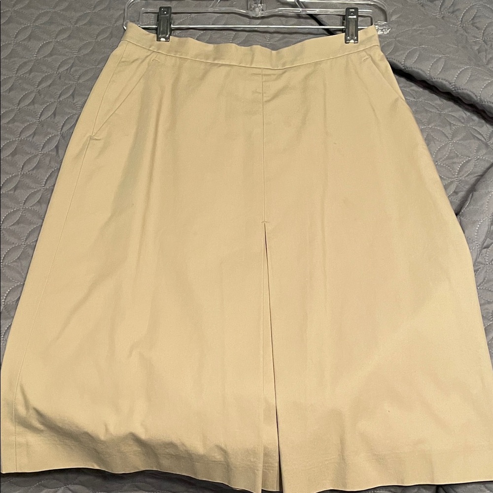 J. Crew Cream A-Line Skirt